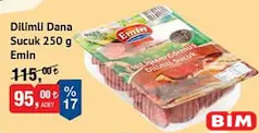 EMİN DİLİMLİ DANA SUCUK 250 G